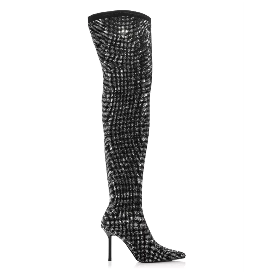 Best reviews of ๐ AQUA Women's Nicki Pointed Toe High Heel Over The Knee โจ Boots - 100% Exclusive Silver Stone โค๏ธ 2 Best reviews of ๐ AQUA Women's Nicki Pointed Toe High Heel Over The Knee โจ Boots - 100% Exclusive Silver Stone โค๏ธ - Image 2