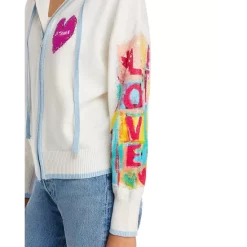 Promo ❤️ AQUA Love Graphic Zip Up Hoodie - 100% Exclusive Ivory 👍 -AQUA Elegant shop unnamed file 1636