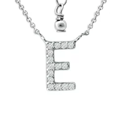 Hot Sale ⌛ AQUA Pavé Initial Pendant Necklace In Sterling Silver, 15"-17" - 100% Exclusive ❤️ -AQUA Elegant shop unnamed file 1645