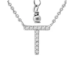 Hot Sale ⌛ AQUA Pavé Initial Pendant Necklace In Sterling Silver, 15"-17" - 100% Exclusive ❤️ -AQUA Elegant shop unnamed file 1653