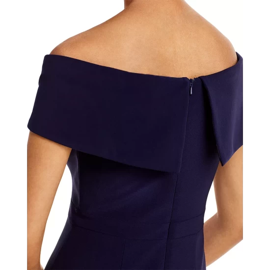 Brand new ⌛ AQUA Off-the-Shoulder Gown - 100% Exclusive Navy 💯 6 Brand new ⌛ AQUA Off-the-Shoulder Gown - 100% Exclusive Navy 💯 - Image 6