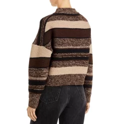 Buy 🥰 AQUA Georgia Textured Striped Sweater - 100% Exclusive Maple 🎁 -AQUA Elegant shop unnamed file 1662