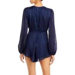 Top 10 ✔️ AQUA Metallic Stripe Romper - 100% Exclusive Navy ⌛ -AQUA Elegant shop unnamed file 1674