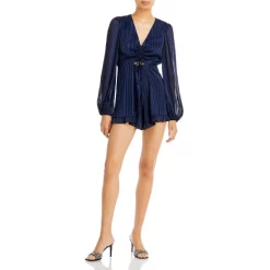 Top 10 ✔️ AQUA Metallic Stripe Romper - 100% Exclusive Navy ⌛ -AQUA Elegant shop unnamed file 1675