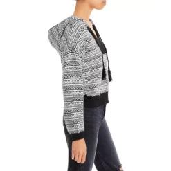 Buy 🔔 AQUA Fais Isle Tassel Hoodie - 100% Exclusive Black/white 😍 -AQUA Elegant shop unnamed file 1685