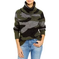 Hot Sale ❤️ AQUA Knit Turtleneck Sweater - 100% Exclusive Green Camo 💯