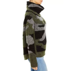 Hot Sale ❤️ AQUA Knit Turtleneck Sweater - 100% Exclusive Green Camo 💯 -AQUA Elegant shop unnamed file 1698