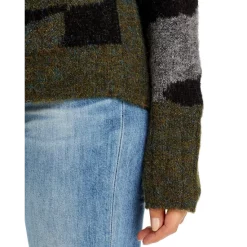 Hot Sale ❤️ AQUA Knit Turtleneck Sweater - 100% Exclusive Green Camo 💯 -AQUA Elegant shop unnamed file 1700