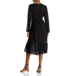 Promo ✔️ AQUA Swiss Dot V-Neck Midi Dress - 100% Exclusive Black ✔️ 8 Promo ✔️ AQUA Swiss Dot V-Neck Midi Dress - 100% Exclusive Black ✔️ -AQUA Elegant shop unnamed file 1803