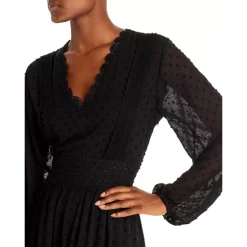 Promo ✔️ AQUA Swiss Dot V-Neck Midi Dress - 100% Exclusive Black ✔️ 10 Promo ✔️ AQUA Swiss Dot V-Neck Midi Dress - 100% Exclusive Black ✔️ -AQUA Elegant shop unnamed file 1805