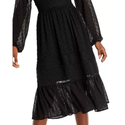 Promo ✔️ AQUA Swiss Dot V-Neck Midi Dress - 100% Exclusive Black ✔️ 11 Promo ✔️ AQUA Swiss Dot V-Neck Midi Dress - 100% Exclusive Black ✔️ -AQUA Elegant shop unnamed file 1806