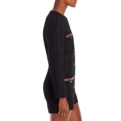 Promo ⭐ AQUA Tweed Long Sleeve Romper - 100% Exclusive Black ❤️ -AQUA Elegant shop unnamed file 182