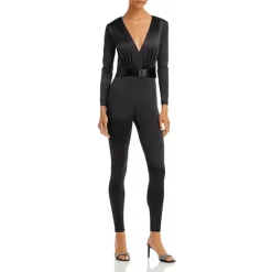 Best deal 💯 AQUA Belted Jumpsuit - 100% Exclusive Black ✨