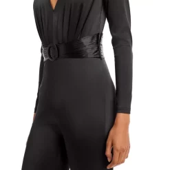 Best deal 💯 AQUA Belted Jumpsuit - 100% Exclusive Black ✨ -AQUA Elegant shop unnamed file 1855