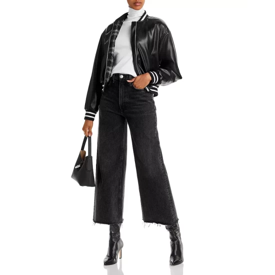 Flash Sale โ AQUA Relaxed Fit Bomber Jacket - 100% Exclusive Black ๐ 2 Flash Sale โ AQUA Relaxed Fit Bomber Jacket - 100% Exclusive Black ๐ - Image 2