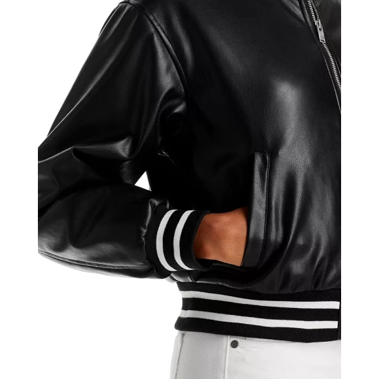 Flash Sale โ AQUA Relaxed Fit Bomber Jacket - 100% Exclusive Black ๐ 7 Flash Sale โ AQUA Relaxed Fit Bomber Jacket - 100% Exclusive Black ๐ - Image 7