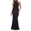 Discount 🎉 AQUA Mock Neck Sequin Gown - 100% Exclusive Black 👍