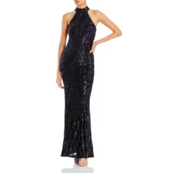 Discount ๐ AQUA Mock Neck Sequin Gown - 100% Exclusive Black ๐ 10 Discount ๐ AQUA Mock Neck Sequin Gown - 100% Exclusive Black ๐ -AQUA Elegant shop unnamed file 1873