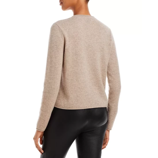 Promo 💯 AQUA Rolled Edge Cashmere Sweater - 100% Exclusive ⌛ 3 Promo 💯 AQUA Rolled Edge Cashmere Sweater - 100% Exclusive ⌛ - Image 3