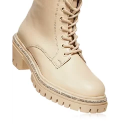 Deals ⌛ AQUA Women's Aria Rhinestone Trim Ankle Booties - 100% Exclusive Bone Leather 👏 -AQUA Elegant shop unnamed file 1890