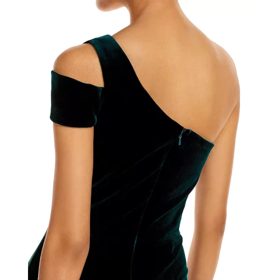 Deals 💯 AQUA Velvet One-Shoulder Gown - 100% Exclusive Hunter 🎁 6 Deals 💯 AQUA Velvet One-Shoulder Gown - 100% Exclusive Hunter 🎁 - Image 6