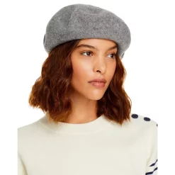 Outlet 👍 AQUA Classic Beret - 100% Exclusive Gray 👏