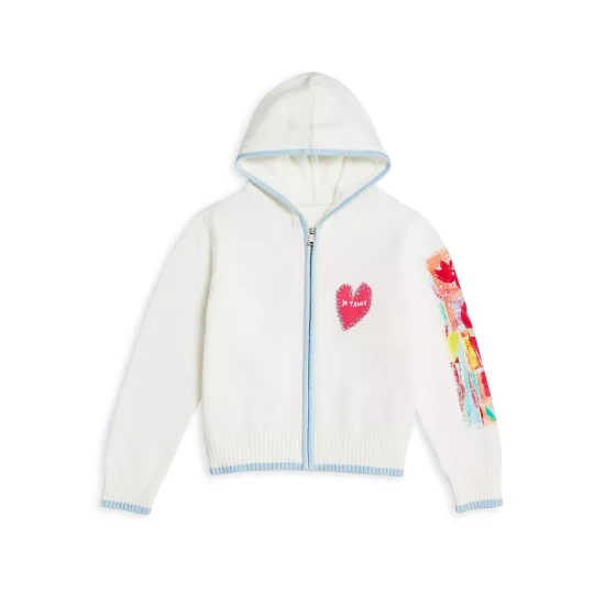 Hot Sale ๐ AQUA ๐คฉ Girls' Love Zip Sweater Hoodie, Big Kid - 100% Exclusive Cream โญ 1 Hot Sale ๐ AQUA ๐คฉ Girls' Love Zip Sweater Hoodie, Big Kid - 100% Exclusive Cream โญ