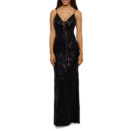 New 🌟 AQUA Sequined Long Gown - 100% Exclusive Black ⭐ 1 New 🌟 AQUA Sequined Long Gown - 100% Exclusive Black ⭐