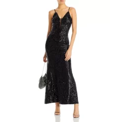 New 🌟 AQUA Sequined Long Gown - 100% Exclusive Black ⭐ 15 New 🌟 AQUA Sequined Long Gown - 100% Exclusive Black ⭐ -AQUA Elegant shop unnamed file 1985