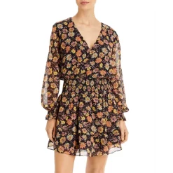 Cheapest ⭐ AQUA Chantal Floral Print 🎉 Dress - 100% Exclusive Multi 🥰