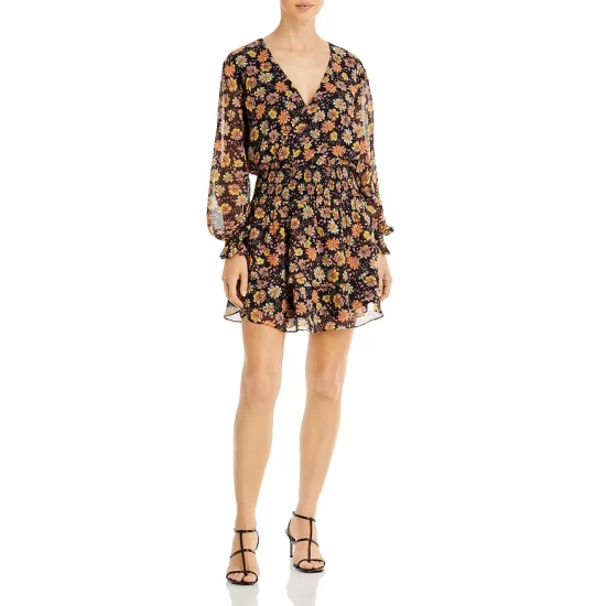 Cheapest ⭐ AQUA Chantal Floral Print 🎉 Dress - 100% Exclusive Multi 🥰 4 Cheapest ⭐ AQUA Chantal Floral Print 🎉 Dress - 100% Exclusive Multi 🥰 - Image 4