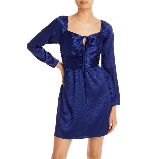 Brand new ๐ AQUA Long Sleeve Sweetheart ๐ Dress - 100% Exclusive Navy โจ 1 Brand new ๐ AQUA Long Sleeve Sweetheart ๐ Dress - 100% Exclusive Navy โจ