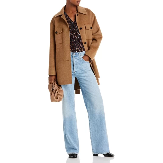 Best Sale ✨ AQUA Printed Smocked Blouse - 100% Exclusive Black Multi ⌛ 2 Best Sale ✨ AQUA Printed Smocked Blouse - 100% Exclusive Black Multi ⌛ - Image 2