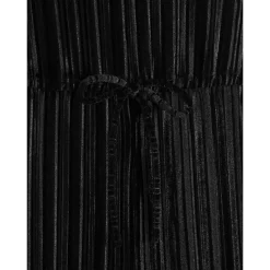 Flash Sale 🌟 AQUA Girls' Pleated Velvet Jumpsuit - Little Kid, Big Kid Black 🥰 -AQUA Elegant shop unnamed file 2085