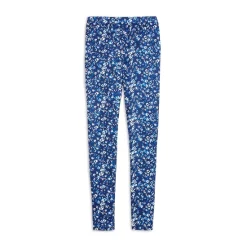 Best deal 🌟 AQUA Girls' Floral Print Leggings, Big Kid - 100% Exclusive Navy/white ✔️