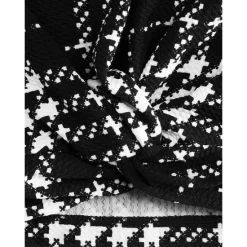 Deals ❤️ AQUA ✨ Girls' Plaid Twist Front Top, Big Kid - 100% Exclusive Black/white ✔️ -AQUA Elegant shop unnamed file 2097