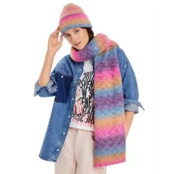 Wholesale 👍 AQUA Space Dyed Knit Scarf - 100% Exclusive Multi ⌛