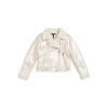 Cheapest ❤️ AQUA 💯 Girls' Faux Shearling Aviator Jacket, Big Kid - 100% Exclusive Champagne ❤️