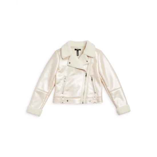 Cheapest ❤️ AQUA 💯 Girls' Faux Shearling Aviator Jacket, Big Kid - 100% Exclusive Champagne ❤️ 1 Cheapest ❤️ AQUA 💯 Girls' Faux Shearling Aviator Jacket, Big Kid - 100% Exclusive Champagne ❤️