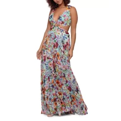 Hot Sale 🎉 AQUA Printed Cutout 🥰 Dress Aqua Multi ⌛ -AQUA Elegant shop unnamed file 2135