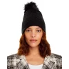 Promo ✔️ AQUA Faux Fur Pom Pom Hat - 100% Exclusive Black 🎉