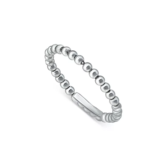 Hot Sale 👏 AQUA Sterling Silver Beaded Ring - 100% Exclusive 😀 1 Hot Sale 👏 AQUA Sterling Silver Beaded Ring - 100% Exclusive 😀