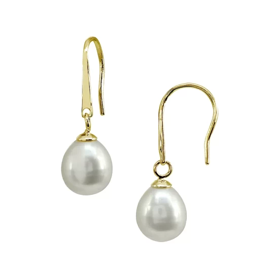 New ๐ฅ AQUA Cultured Freshwater Pearl Drop Earrings - 100% Exclusive White/gold ๐ 1 New ๐ฅ AQUA Cultured Freshwater Pearl Drop Earrings - 100% Exclusive White/gold ๐