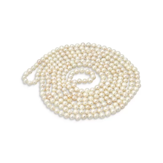 Buy ๐ฏ AQUA Freshwater Pearl Strand Necklace In Sterling Silver, 60" - 100% Exclusive ๐ 4 Buy ๐ฏ AQUA Freshwater Pearl Strand Necklace In Sterling Silver, 60" - 100% Exclusive ๐ - Image 4