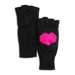 Budget 😉 AQUA Love Pop Top Mittens - 100% Exclusive Black/pink ⭐