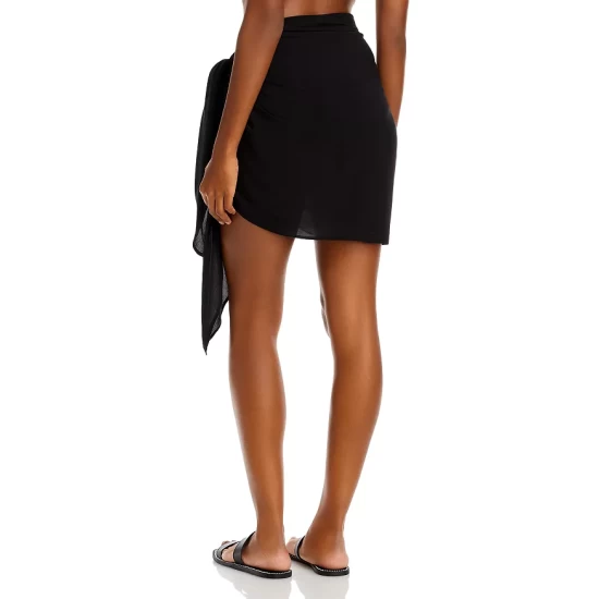 Brand new ๐ AQUA Short Sarong Swim Cover-Up Black ๐ 2 Brand new ๐ AQUA Short Sarong Swim Cover-Up Black ๐ - Image 2