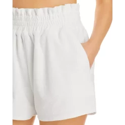 Brand new ✔️ AQUA Smocked Terrycloth Shorts - 100% Exclusive White ❤️ 10 Brand new ✔️ AQUA Smocked Terrycloth Shorts - 100% Exclusive White ❤️ -AQUA Elegant shop unnamed file 2214