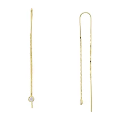 Top 10 💯 AQUA Sterling Silver Dangling Threader Earrings - 100% Exclusive 😍