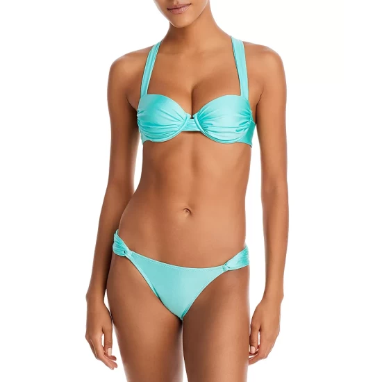 Discount โ AQUA Ruched Underwire ๐ Bikini Top & Ruched Bikini Bottom - 100% Exclusive โจ 1 Discount โ AQUA Ruched Underwire ๐ Bikini Top & Ruched Bikini Bottom - 100% Exclusive โจ