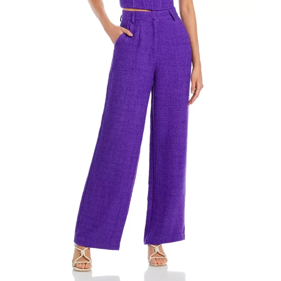 Buy ⌛ AQUA Tweed Pants - 100% Exclusive Purple ✨ 1 Buy ⌛ AQUA Tweed Pants - 100% Exclusive Purple ✨